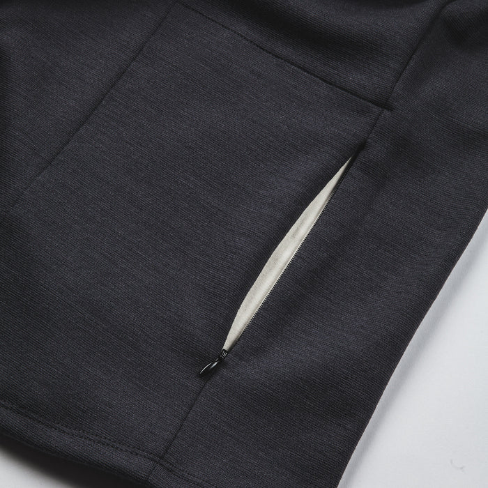 The Merino Henley in Charcoal