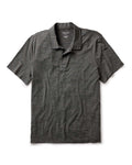 flatlay of The Merino Polo in Heather Army
