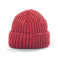 The Merino Wool Beanie in Dusty Red