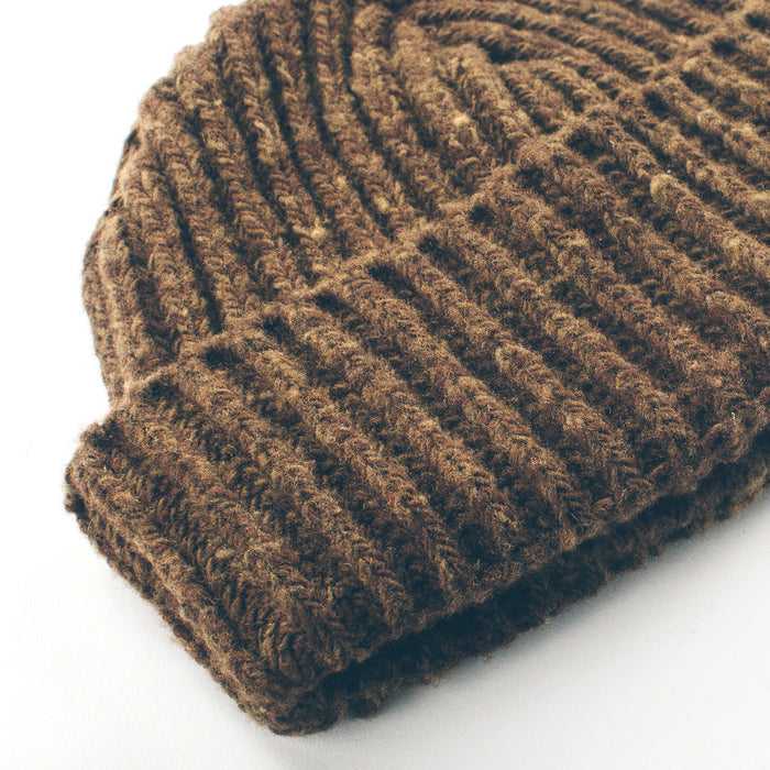 The Merino Wool Beanie in Pinecone