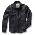flatlay of The Mill Shirt Jacket in Kuroki Slub Denim