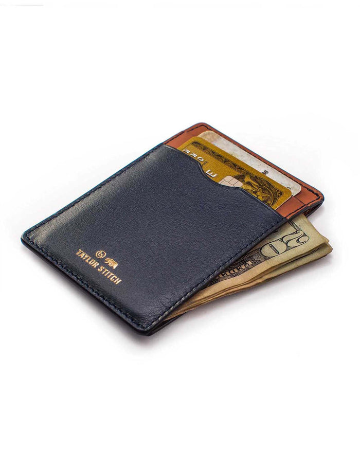 The Minimalist Wallet in Navy