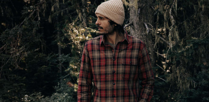 workshop header for The Moto Utility Shirt in Cardinal Plaid