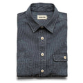 The Moto Utility Shirt in Indigo Pindot