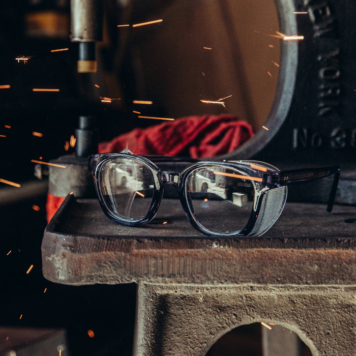 textural shot of The Nux Safety Glasses