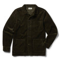 flatlay of The Ojai Jacket in Army Cord