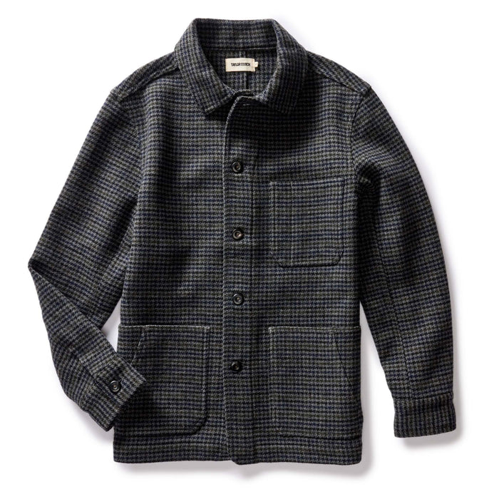 flatlay of The Ojai Jacket in Ash Guncheck Wool