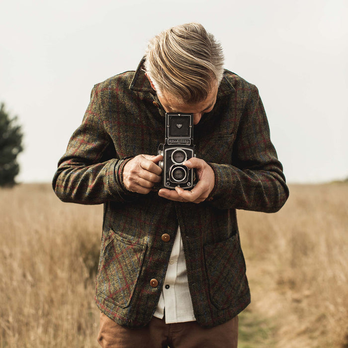 Our fit model wearing The Ojai Jacket.