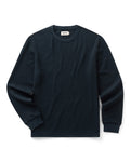 flatlay of The Organic Cotton Waffle Crew Dark Navy