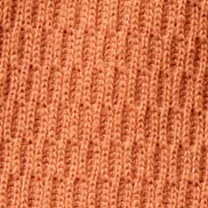 color swatch of The Organic Cotton Crew in Summit Orange Waffle