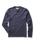 flatlay of The Organic Cotton Henley in Navy