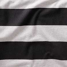 color swatch of The Organic Cotton Shop Tee in Faded Black Stripe