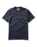 flatlay of The Organic Cotton Shop Tee in Navy Twist