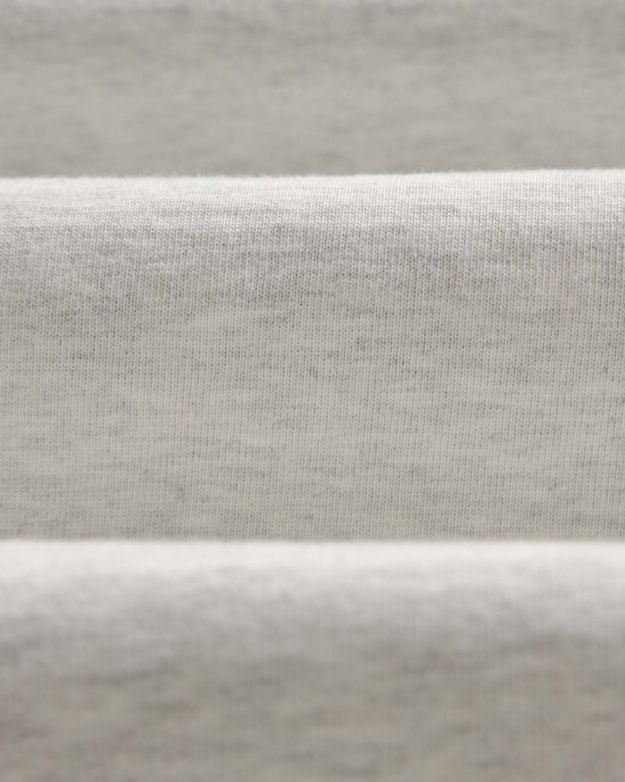 material shot of the fabric on The Organic Cotton Shop Tee in Oat Twist