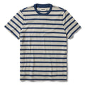 flatlay of The Organic Cotton Tee in Daybreak Stripe