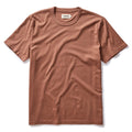 flatlay of The Organic Cotton Tee in Faded Brick