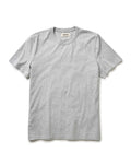 flatlay of The Organic Cotton Tee in Heather Grey