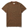 flatlay of The Organic Cotton Tee in Sahara Stripe