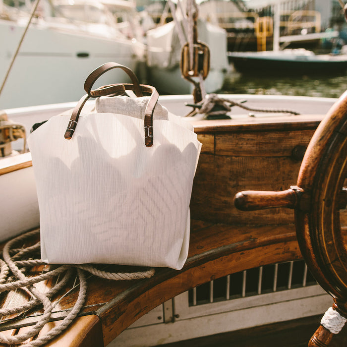 The Origami Tote in Sail Cloth