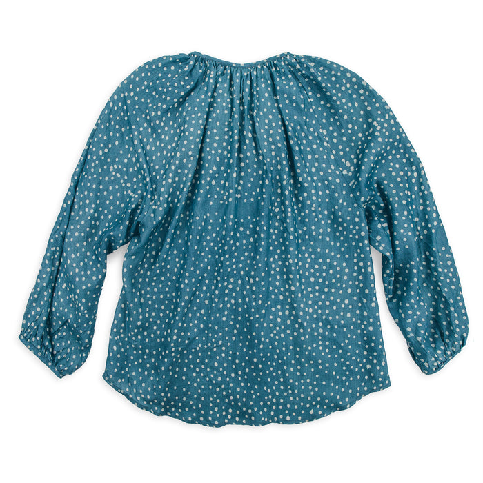The Orinda Blouse in Dotted Silk Batik