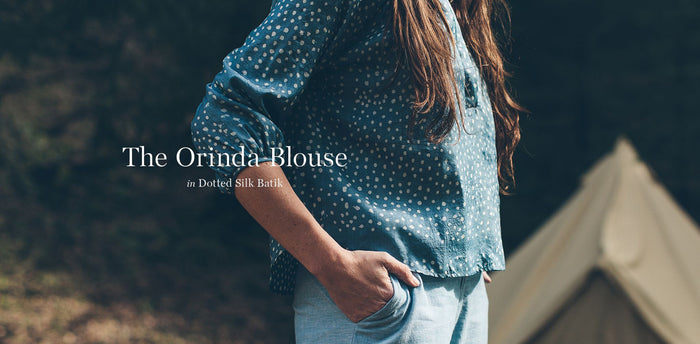 The Orinda Blouse in Dotted Silk Batik workshop header