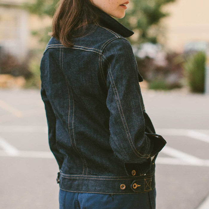 The Pacific Jacket in Cone Mills Stretch Selvage