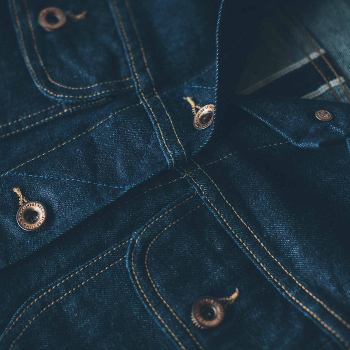 The Pacific Jacket in Cone Mills Stretch Selvage