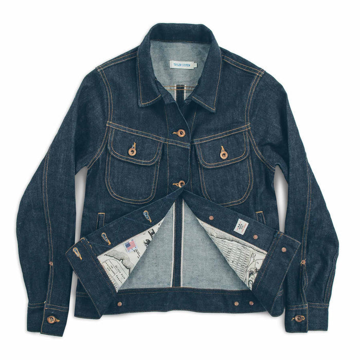 The Pacific Jacket in Cone Mills Stretch Selvage