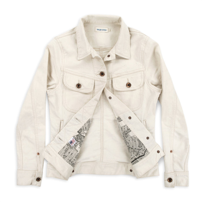 The Pacific Jacket in Natural Denim