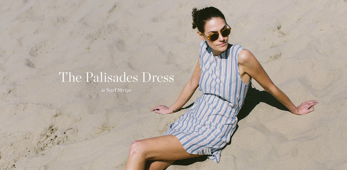 The Palisades Dress in Surf Stripe workshop header