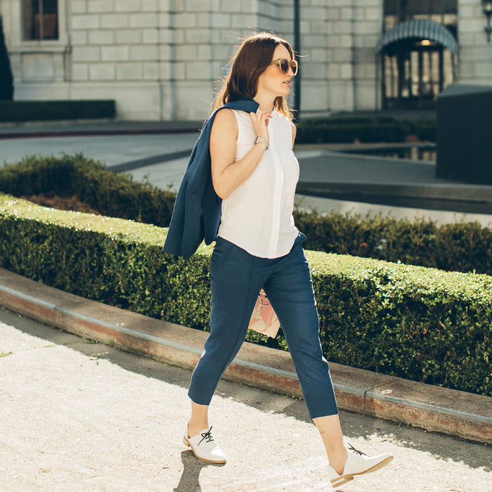The Parsons Pant in Cobalt