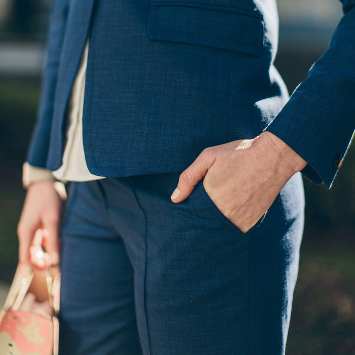 The Parsons Pant in Cobalt