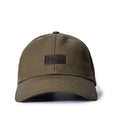 front facing image of The Pathfinder Cap in Fatique Olive Dry Wax