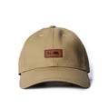 front facing image of The Pathfinder Cap in Khaki Dry Wax