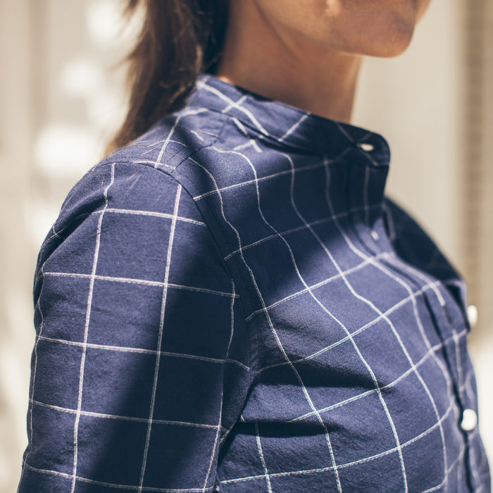 The Piper Shirt in Nautical Plaid