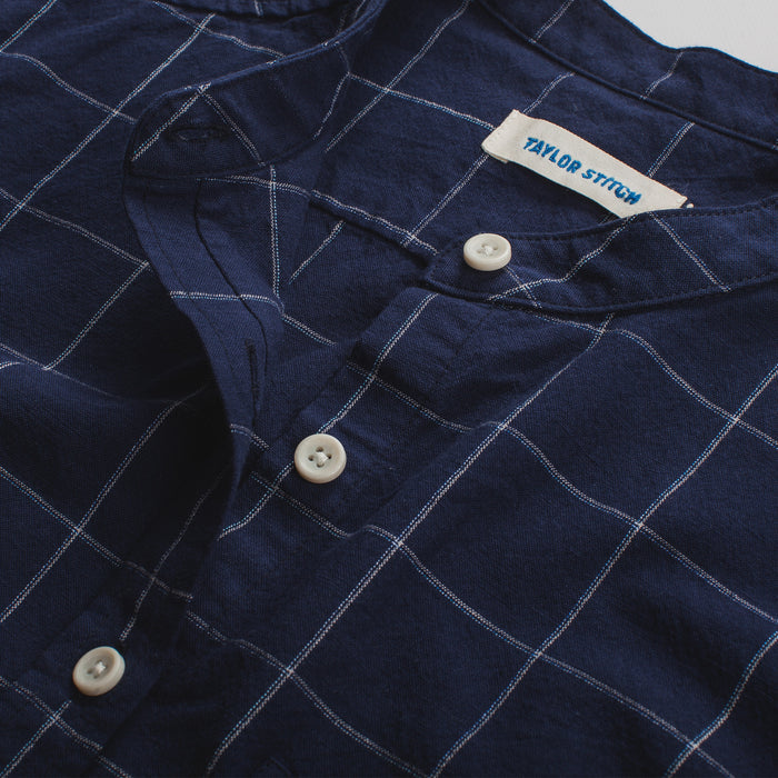 The Piper Shirt in Nautical Plaid