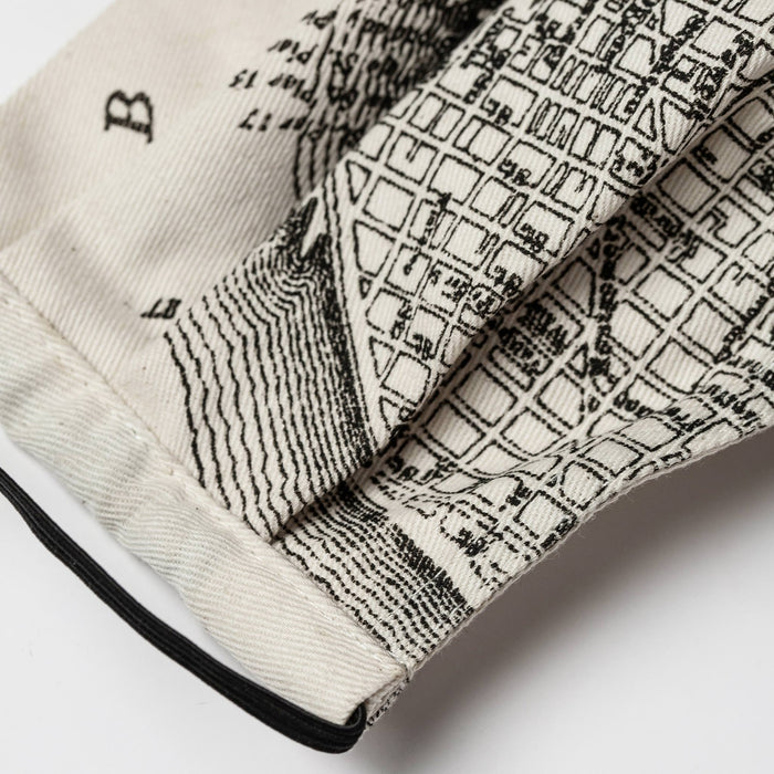 The Pleated Mask in SF Map Print