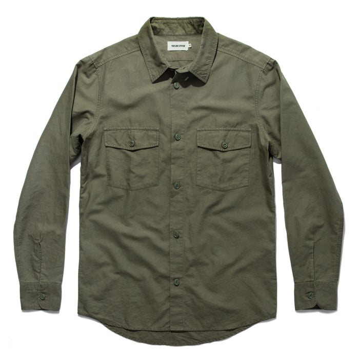 The Point Shirt in Army Hemp