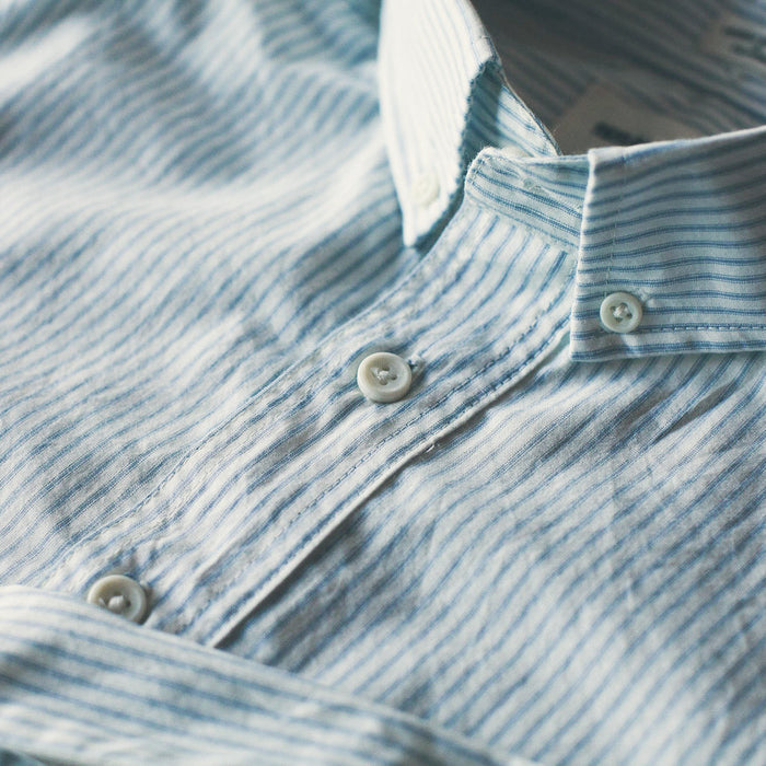 The Popover in Antique Blue Stripe