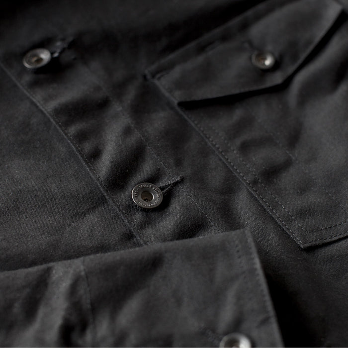 The Project Jacket in Black Water Repellent Canvas