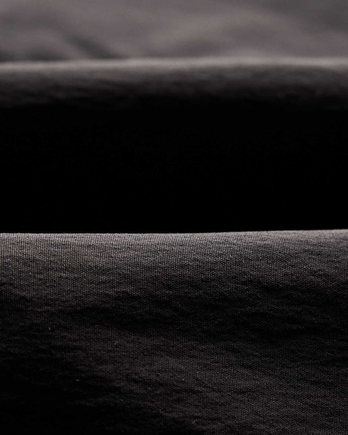 material shot of the fabric on The Ridgeline Short in Coal