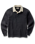 flatlay of The Rugby Shirt in Coal