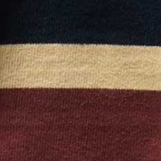 color swatch of The Rugby Shirt in Dried Cherry Stripe