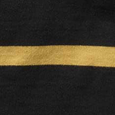 color swatch of The Rugby Shirt in Faded Black Stripe