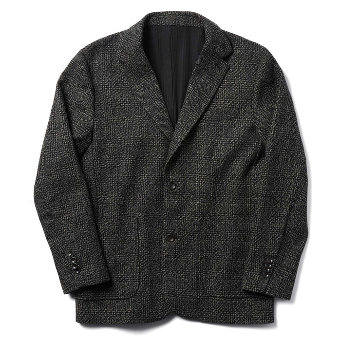 flatlay of The Sheffield Sportcoat in Coal Slub Check