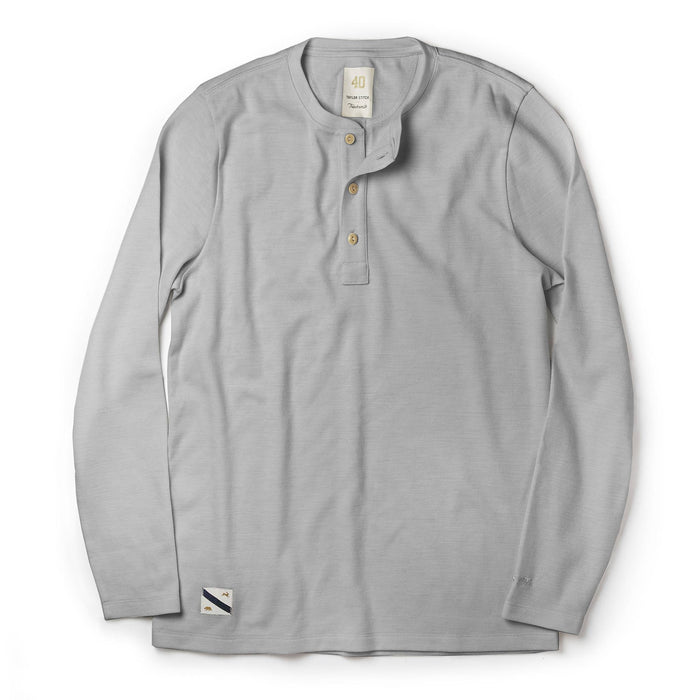 flatlay of The Shoreline Henley in High Rise