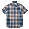 The Short Sleeve California in Blue Madras