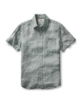 flatlay of The Short Sleeve California in Cilantro Hemp