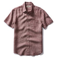 flatlay of The Short Sleeve California in Dried Cherry Hemp