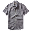 flatlay of The Short Sleeve California in Faded Navy Hemp